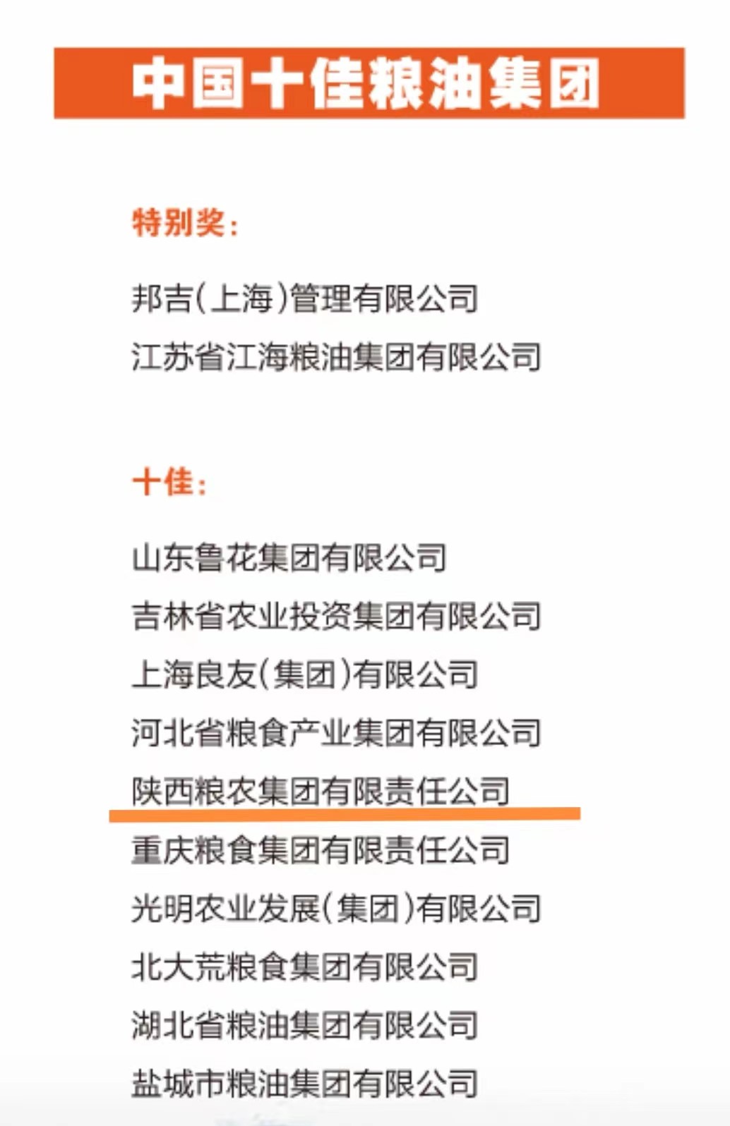 集團(tuán)及所屬企業(yè)、品牌、產(chǎn)品榮登第十二屆中國(guó)糧油榜